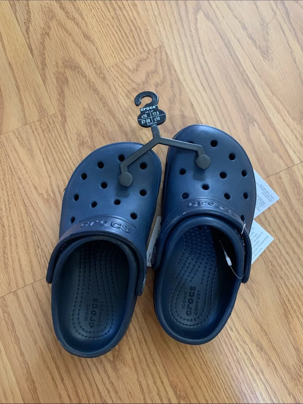 CROCS Kids Classic Clogs in Dark Navy